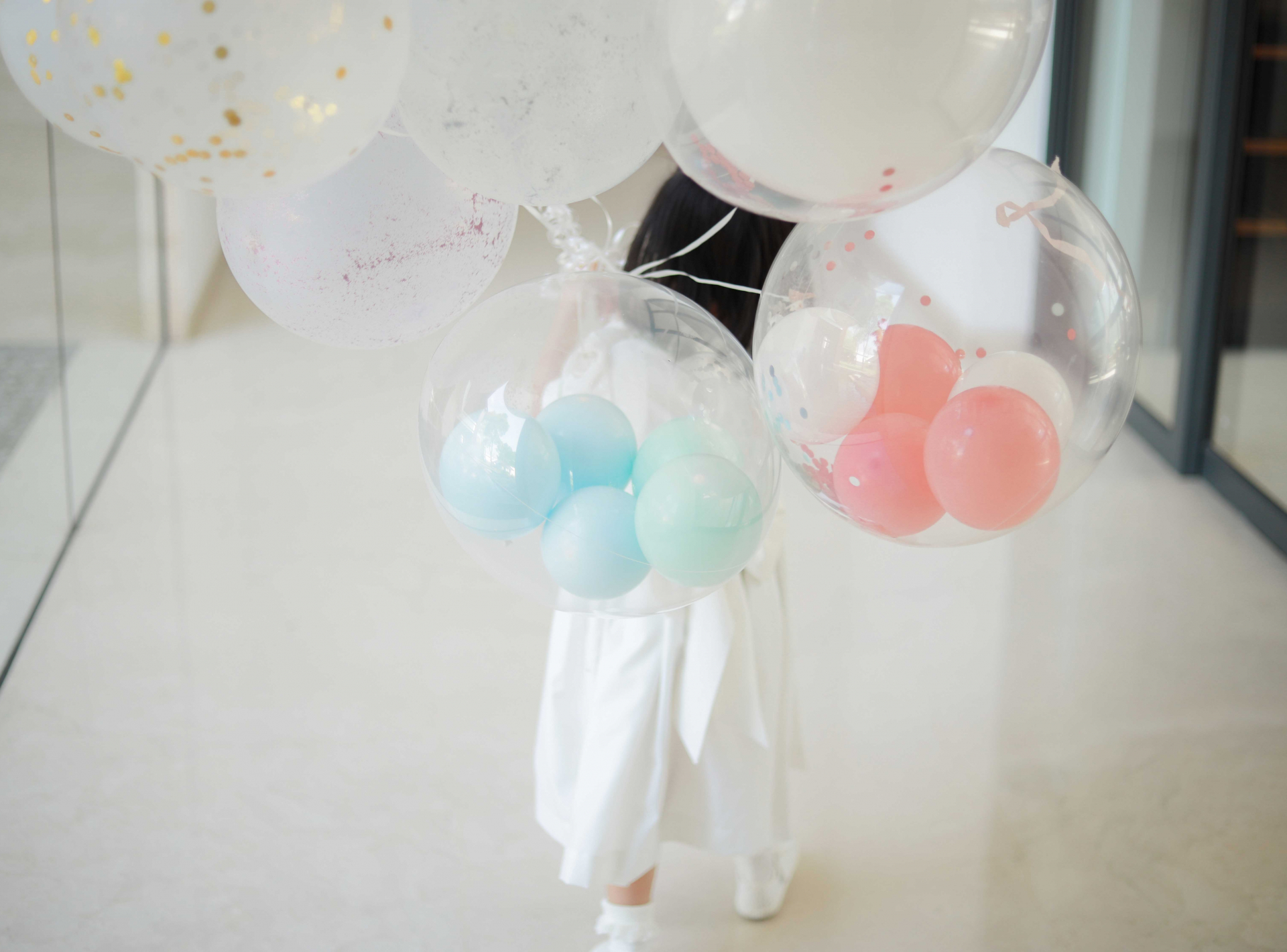 Girl Playing Balloon