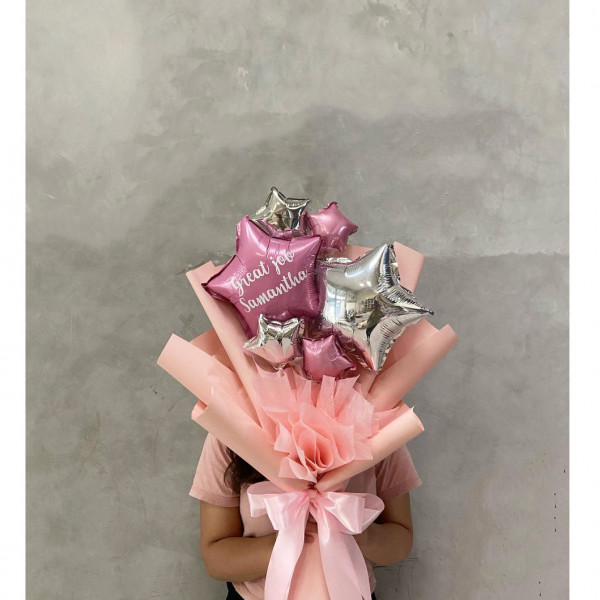 Pink Stars Handbouquet