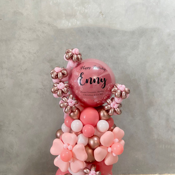 Floral Balloon Stand 