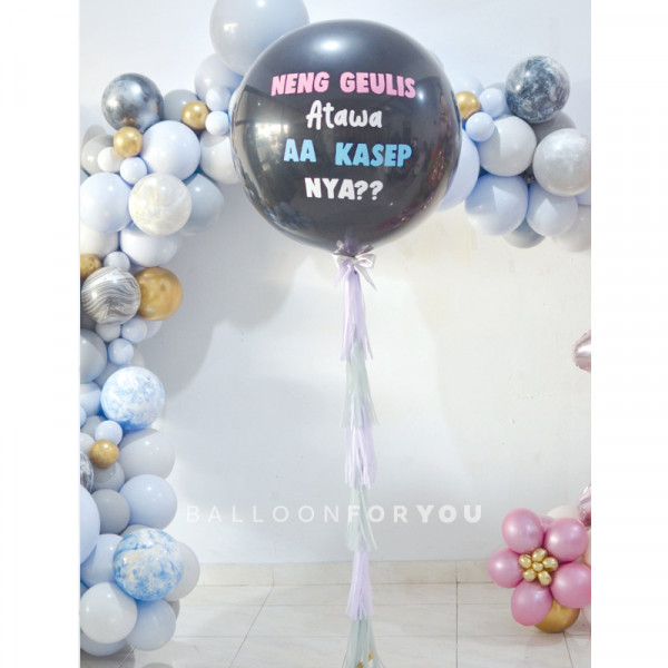 Pop Gender Reveal - 3 Feet Full Tassel
