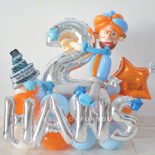 Blippi Balloon Art Configuration