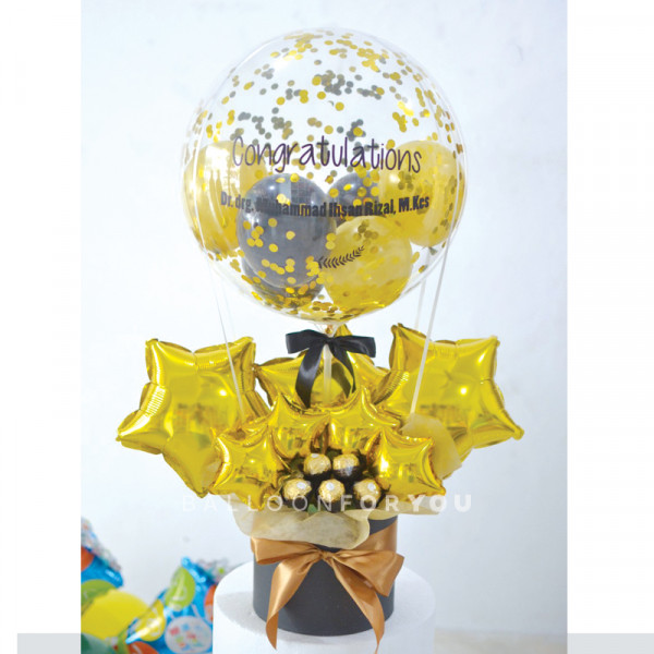 Hot Air Balloon Foil - with Choco