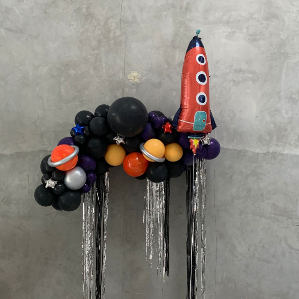 Garland with Rocket