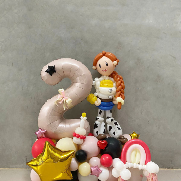 Balloon Art - Jessie Toy Story 