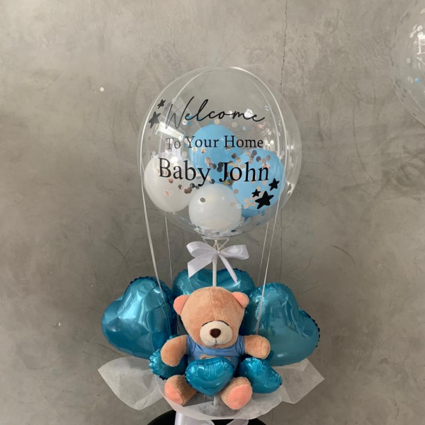 Hot Air Balloon with Baby Bear