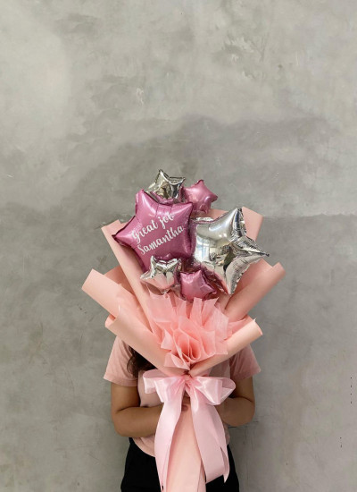 Pink Stars Handbouquet