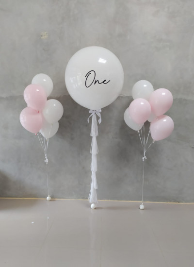 3 Feet Gender Reveal with Latex Helium