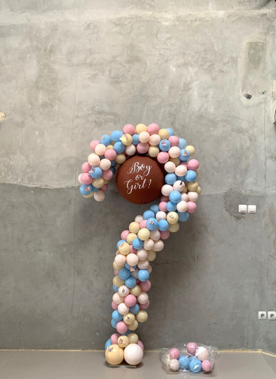 Standing Gender Reveal with Butterfly