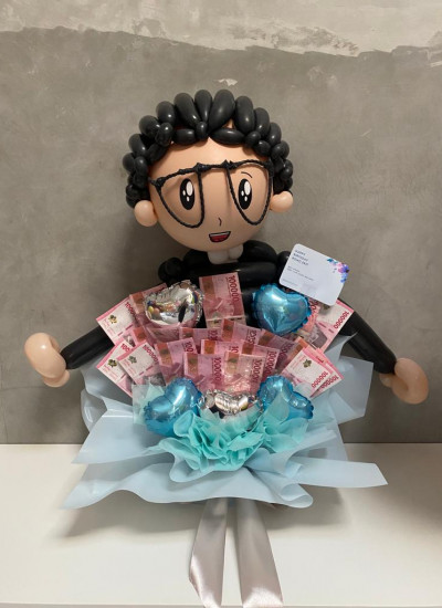 Money Handbouquet with Character