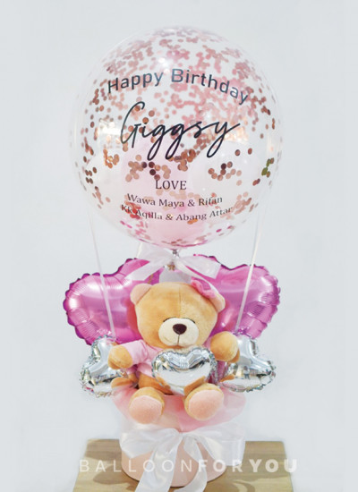 Hot Air Balloon with Baby Bear thumbnail