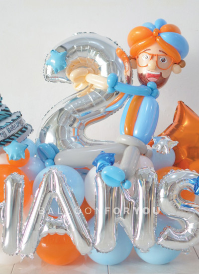 Blippi Balloon Art Configuration