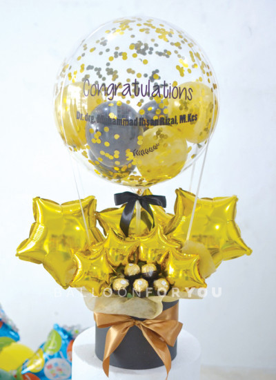 Hot Air Balloon Foil - with Choco