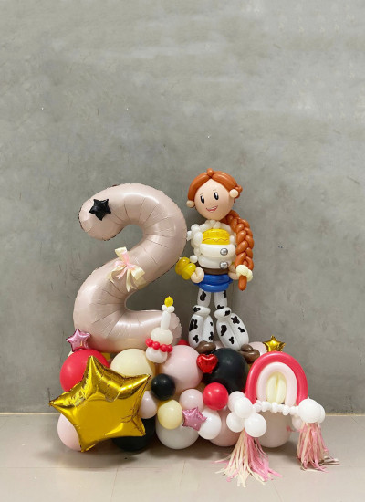 Balloon Art - Jessie Toy Story  thumbnail