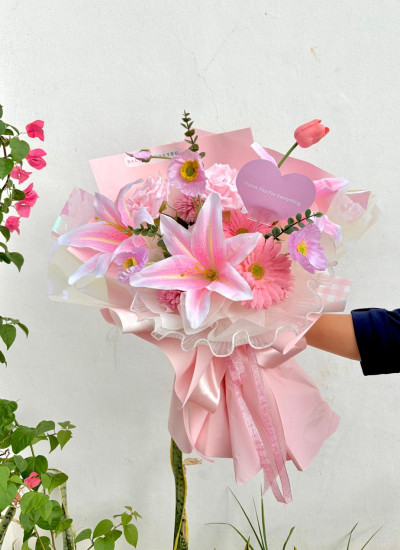 Cotton Pink Bouquet  thumbnail