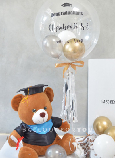 Balloon Box - Bear Graduation thumbnail