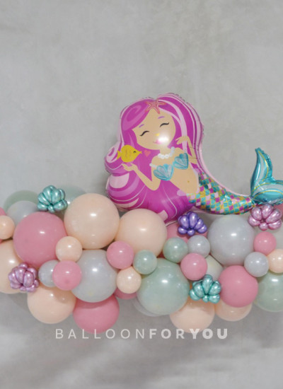 Balloon Garland Mermaid