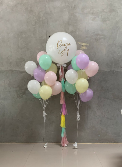 Rainbow Helium Bouquet